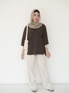 شومیز لینن رامونا
