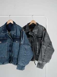 کت جین داخل خزدار آوا