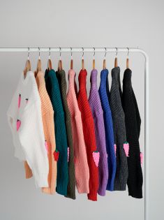 بلوز بافت کراپ توت فرنگی