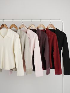 بلوز بافت یقه دار نگاه