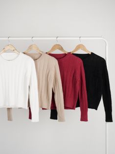 بلوز بافت کراپ مهرسا