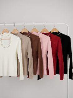 بلوز بافت نگین دار مروارید