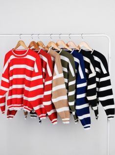 بلوز بافت راه راه آنیا