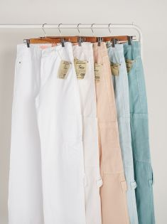 شلوار بگ کتان رونیا