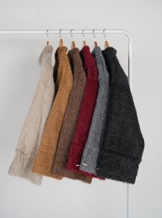 کت خزدار زیپی المیرا