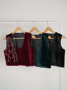 جلیقه مخمل آنیل 3