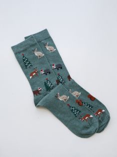 جوراب مردانه چتیک مدل christmas vibes