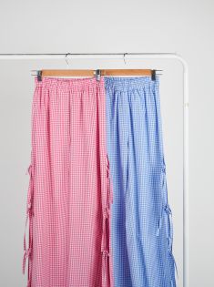 شلوار چهارخونه پاپیونی