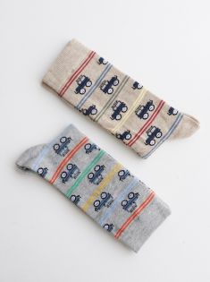 جوراب مردانه چتیک مدل cute cars | هیبا