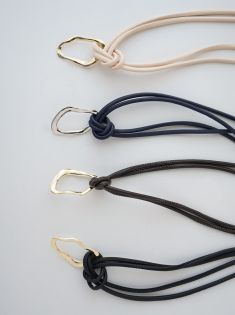 کمربند چرم گره ای لیارا | هیبا