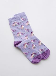 جوراب زنانه چتیک مدل طوطی |هیبا