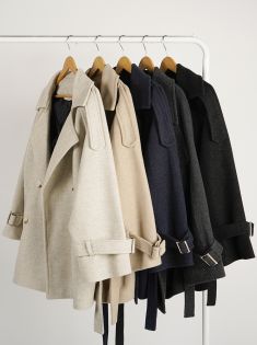 کت فوتر کمربند دار نوژان | هیبا