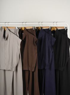 ست وست شلوار سیلک لایوسل | هیبا