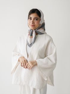 مینی اسکارف رزگل | هیبا