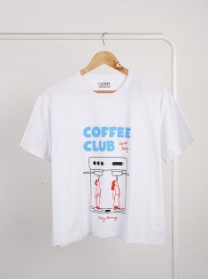 تیشرت باکسی COFFEE | هیبا