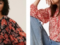 مدل شومیز نخی گلدار