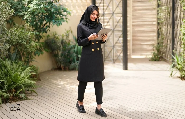 مانتو اداری راسته کلاسیک